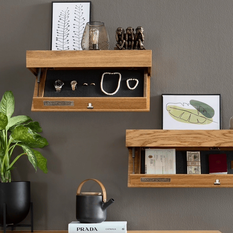 Étagère Murale - MagicShelf™ - Bois Naturel - Mon Espace Rangé