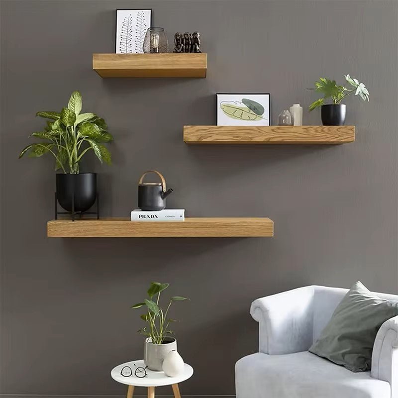 Étagère Murale - MagicShelf™ - Bois Naturel - Mon Espace Rangé