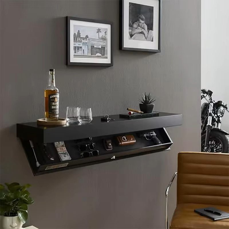 Étagère Murale - MagicShelf™ - Noir Mat - Mon Espace Rangé