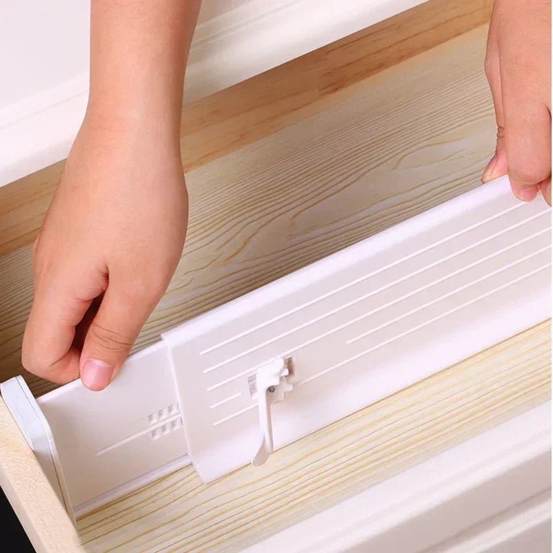 Séparateur de Tiroir - AdjustableDrawerDividers™ - Blanc - Mon Espace Rangé